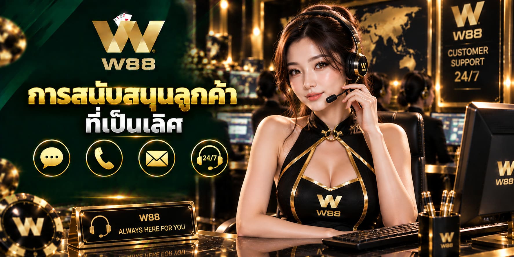 บริการดูแลลูกค้าจาก W88 พร้อมให้ความช่วยเหลืออย่างมืออาชีพ บริการดูแลลูกค้าจาก W88 พร้อมให้ความช่วยเหลืออย่างมืออาชีพ