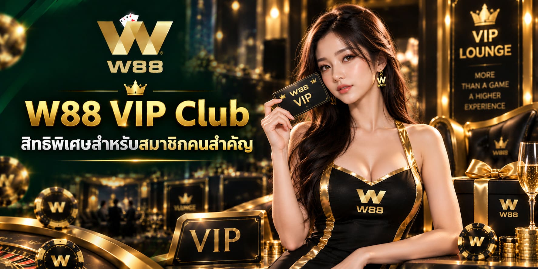 รับสิทธิประโยชน์เหนือระดับจาก W88 VIP Club สำหรับสมาชิกพิเศษ รับสิทธิประโยชน์เหนือระดับจาก W88 VIP Club สำหรับสมาชิกพิเศษ